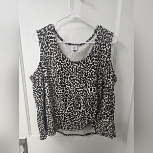 Cabi leopard print tank size XXL